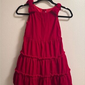 Janie and Jack Red Sleeveless Dress